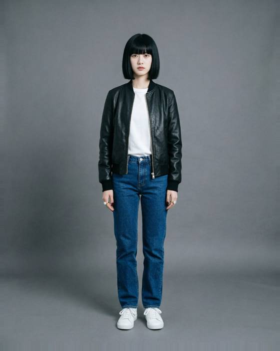 Option: the leather bomber